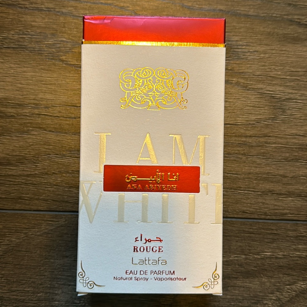 Brand new - once spritzed Rouge Lattafa eau de parfum, compared to Baccarat